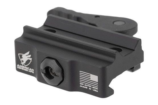 Aluminum B2 Mini ACOG/Prism QD Mount with black anodized finish
